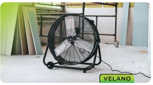 WENTYLATOR PRZEMYSŁOWY WIATRAK PODŁOGOWY CYRKULATOR 61CM 300W DUŻY MOCNY 3