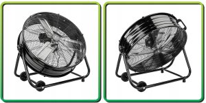 WENTYLATOR PRZEMYSŁOWY WIATRAK PODŁOGOWY CYRKULATOR 61CM 300W DUŻY MOCNY 5