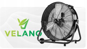 WENTYLATOR PRZEMYSŁOWY WIATRAK PODŁOGOWY CYRKULATOR 61CM 300W DUŻY MOCNY 8