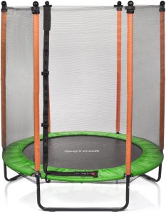 Trampolina ogrodowa Meteor TRP-60 z siatką zewnętrzną 4.5 FT 140 cm 1