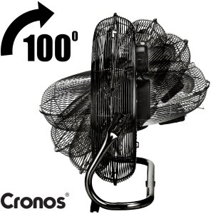 Wentylator podłogowy mocny wiatrak 120W Cronos KYT-30D1 Czarny 5