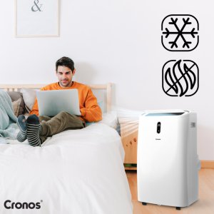 Klimatyzator przenośny cichy Cronos OL-BKY47-A012B 4,7kW Pilot i akcesoria 4