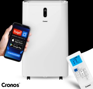Klimatyzator przenośny cichy Cronos OL-BKY47-A012B 4,7kW Pilot i akcesoria 5