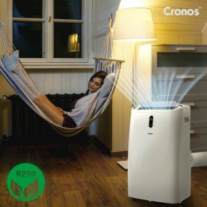 Klimatyzator przenośny cichy Cronos OL-BKY47-A012B 4,7kW Pilot i akcesoria 7