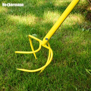 Kultywator ręczny Spulchniacz gleby aerator Heckermann BP2902009 2