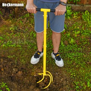 Kultywator ręczny Spulchniacz gleby aerator Heckermann BP2902009 3