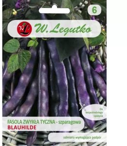 Fasola Szparagowa Fioletowa Blauhilde 10 g Legutko 1