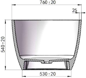 Wanna wolnostojąca transparentna 160 x 80 cm przezroczysta niebieska korek chrom 3