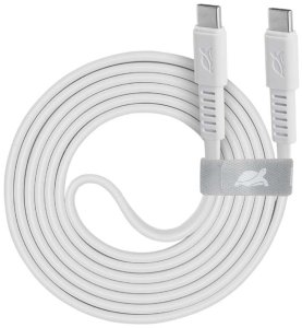 CABLE USB-C TO USB-C 1.2M/WHITE PS6005 WT12 RIVACASE 1