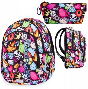 BACKPACK COOLPACK DOODLE 2 SECTIONS 1