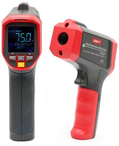 Infraraudonuju spinduliu termometras -32degC iki1100degC UT302D+ UNI-T 1