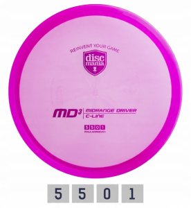 Discmania Discgolf DISCMANIA Midrange Driver C-LINE MD3 Purple 5/6/0/0 2