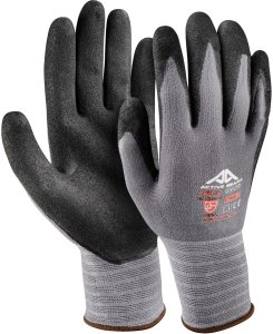 Nitrile coated gloves M 1