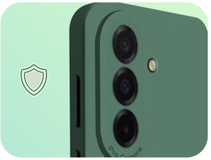 Etui do Samsung Galaxy A26 5G (Silikonowe, Osłona Kamery, Case, Zielone) 3