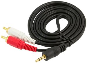 AK233A Kabel jack 3,5mm-2xrca cinch       1,25m 1