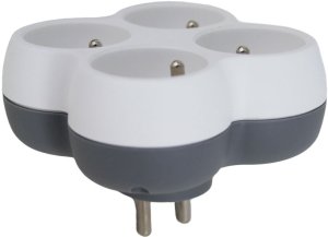 ELK314WE Esperanza rozgałęźnik elektryczny 4 gn. biało/szary 3