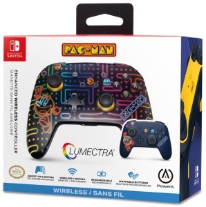 PowerA SWITCH Pad bezprzewodowy Enhanced Lumectra PAC-MAN Neon Arcade 2