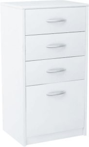 Komoda, szafka, szuflady, Classic, 45x35x85 cm, biel, mat | TYLETEGOTU 1