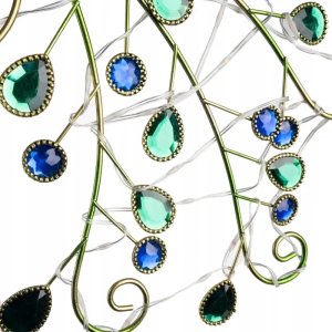 Paw solarny z drucikiem 30 ciepłych led do oplecenia kolorowego ogona 5