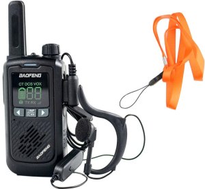 Krótkofalówki walkie talkie baofeng bf-t17 radiotelefon zestaw latarka 2szt 3