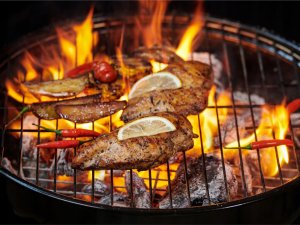 Verk Grill węglowy brykietowy ogrodowy okrągły przenośny turystyczny na biwak 4