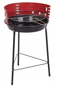 Verk Grill węglowy brykietowy ogrodowy okrągły przenośny turystyczny na biwak 9