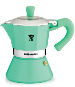 Miętowa kawiarka Pezzetti Bellexpress 3 filiżanki  smak i design z Włoch 1