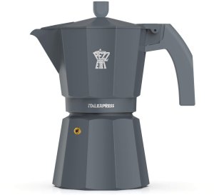 Kawiarka Pezzetti Italexpress 6 filiżanek  szary styl, włoski smak 1