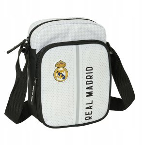 Torebka Sportowa Saszetka Nerka na Ramię Listonoszka REAL MADRYT BIAŁA 4