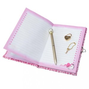 Nice Pamiętnik tweedowy z cekinowym serduszkiem 2