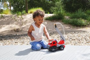 Lena Pojazd Truxx2 Straż pożarna w pudełku 25