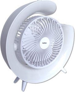 Wiatrak - Wentylator akumulatorowy biurkowy LED RGB 1