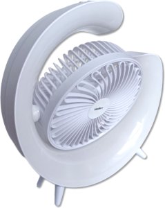 Wiatrak - Wentylator akumulatorowy biurkowy LED RGB 4