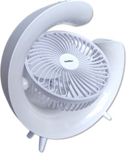 Wiatrak - Wentylator akumulatorowy biurkowy LED RGB 5