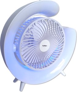 Wiatrak - Wentylator akumulatorowy biurkowy LED RGB 7