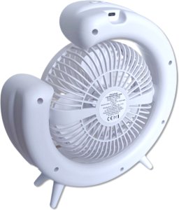 Wiatrak - Wentylator akumulatorowy biurkowy LED RGB 9