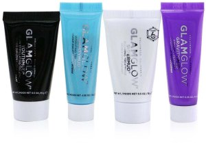 Instant Celebrity Set GlamGlow: Supermud, AHA, For Regulation Of Excessive Sebum, Mud Mask, For Face, 15 g + Youthmud, Exfoliating, Clay Mask, 15 g + Gravitymud, Lift & Firm, Cream, For Face, 10 g + Thirstymud, Hydrating, Cream, For Face, 10 g For Women 2