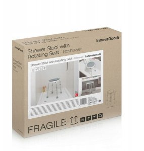InnovaGoods InnovaGoods Rotating and Adjustable Bathroom Stool 8