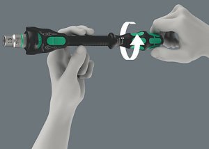 Wera 05135882001 klucz zapadkowy 1 szt. Czarny, Zielony 4