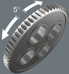 Wera 05135880001 klucz zapadkowy 1 szt. Czarny, Zielony 7
