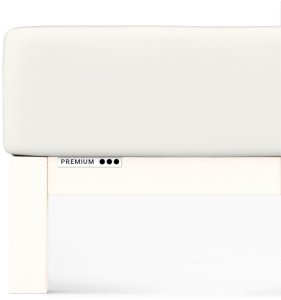 Prześcieradło Schlafgut Premium 180x200-200x220 Off White 181 - XL bawełna, antyalergiczny 1
