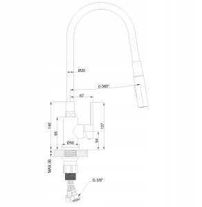 Invena bateria kuchenna Dalis, inox/czarny BZ-64-043-L 7