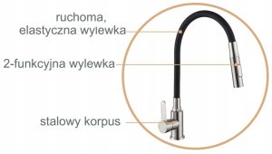 Invena bateria kuchenna Dalis, inox/czarny BZ-64-043-L 9