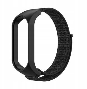 Pasek nylonowy do XIAOMI Mi Band 5 / 6 / 7 czarny (05) 2