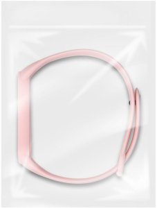 Pasek silikonowy do XIAOMI Mi Band 5 / 6 / 7 różowy (06) 2