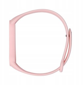 Pasek silikonowy do XIAOMI Mi Band 5 / 6 / 7 różowy (06) 3