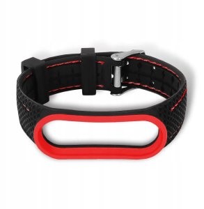 Pasek z elastomeru LIFESTYLE do XIAOMI Mi Band 7 czarny (04) 3
