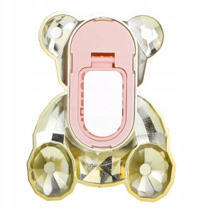 Stojak na telefon MIŚ - naklejany - złoty 4