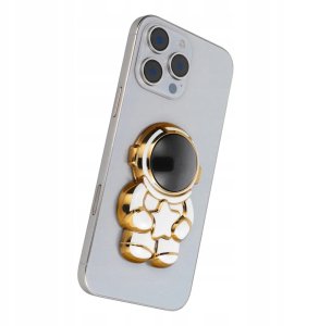 Stojak na telefon ASTRONAUTA - naklejany - biały 3