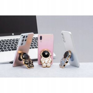 Stojak na telefon ASTRONAUTA - naklejany - biały 5